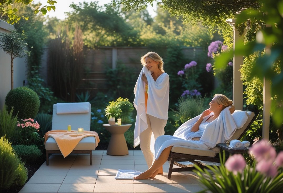 Sådan skaber du en afslappende oase i haven med badehåndklæder til haven